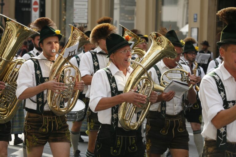 Bavarian band playing