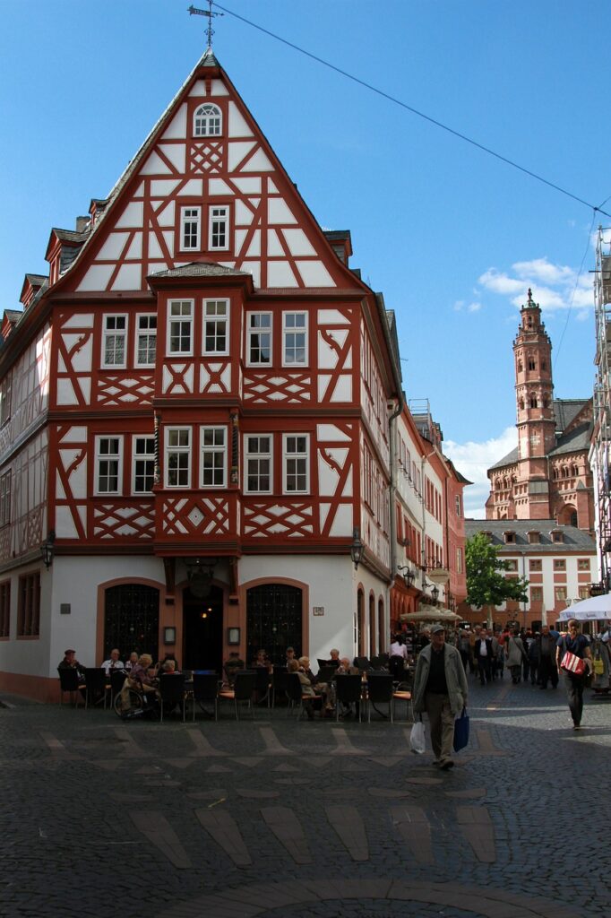 Mainz historic center.