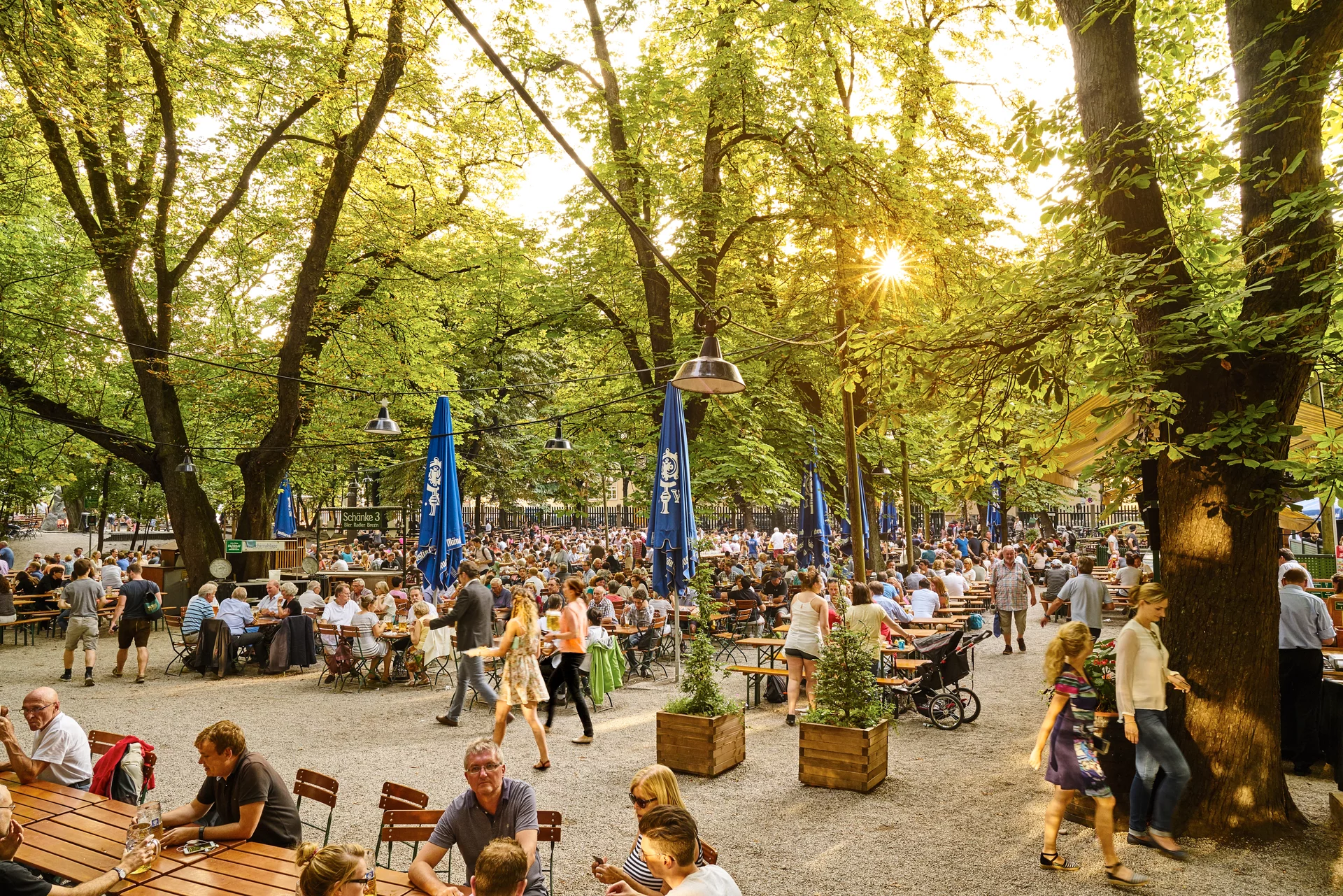 Augustiner Beer Garden