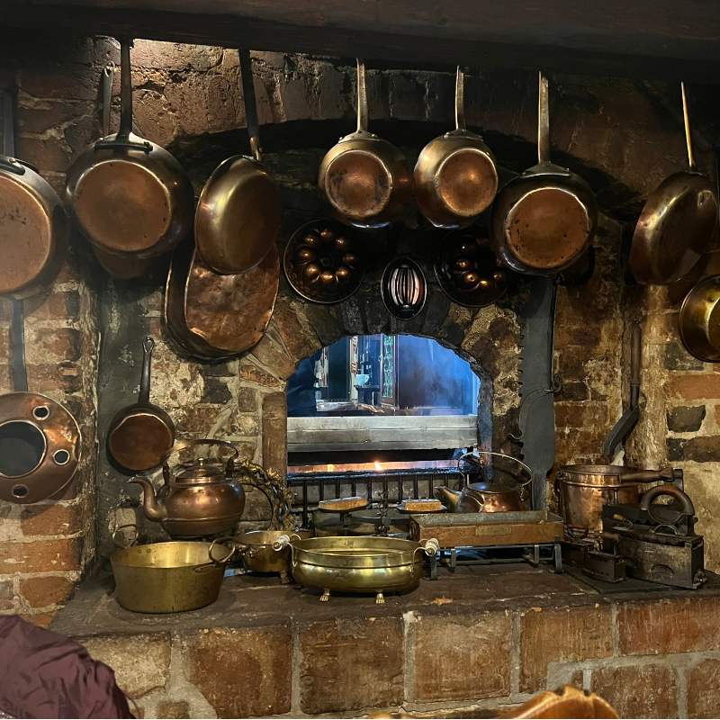 Nuremberg kitchen with pots and pans